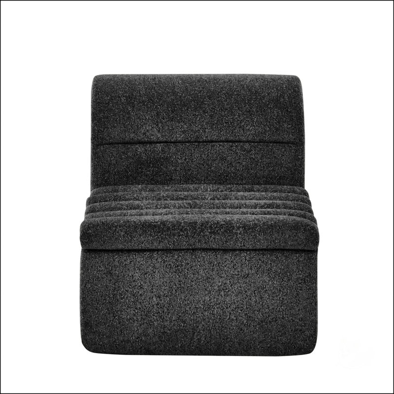 Le siège simple pour canapé modulaire, pour personnaliser votre espace de vie avec confort et style., Noir