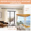 Wrap Around Industrial Curtain Rods For Wall/Ceiling Mount-1919850776
