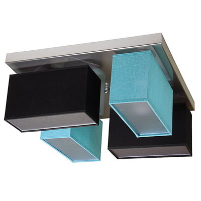 Partridge Fabric Semi Flush Mount