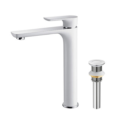 Tender Single-handle Bathroom Faucet with Drain Assembly