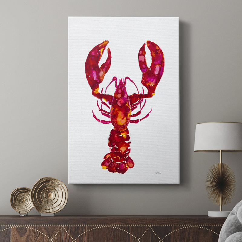 Homard - Cavas enveloppés de galerie, H 48 po x l 32 po