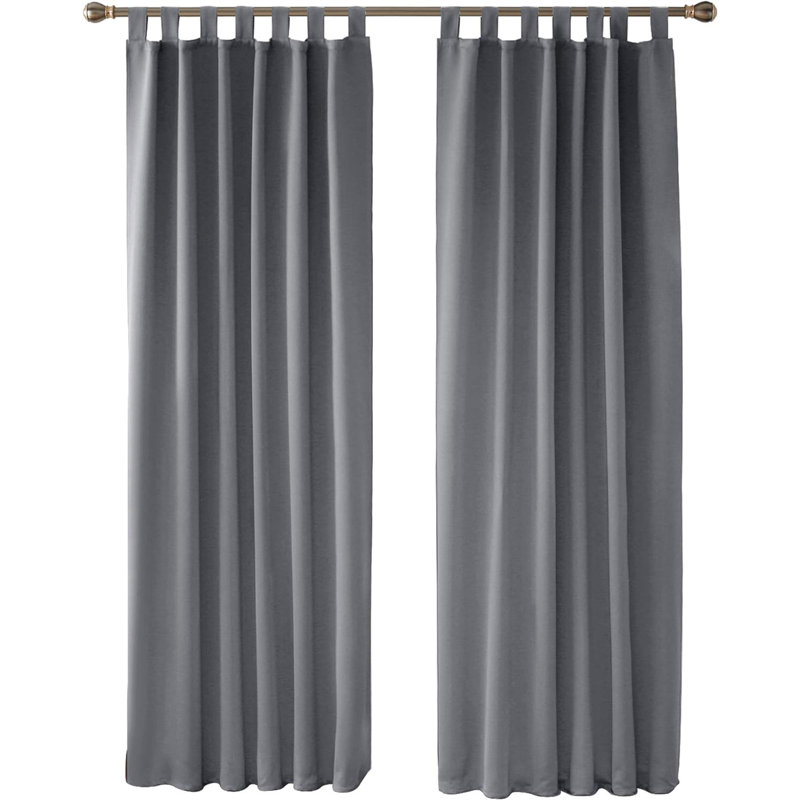 Tab Top, 140cm wide x 245cm high, Light grey