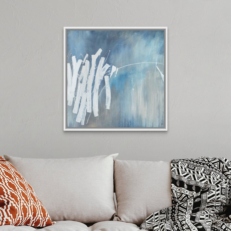 Reproduction d’art sur toile « hotline II » par Joshua Schicker, H 32 po x l 32 po x P 1,75 po, Cadre flottant noir