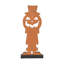 Jack-O-Lantern en bois Fancy 17,5 x 7,5 x 2