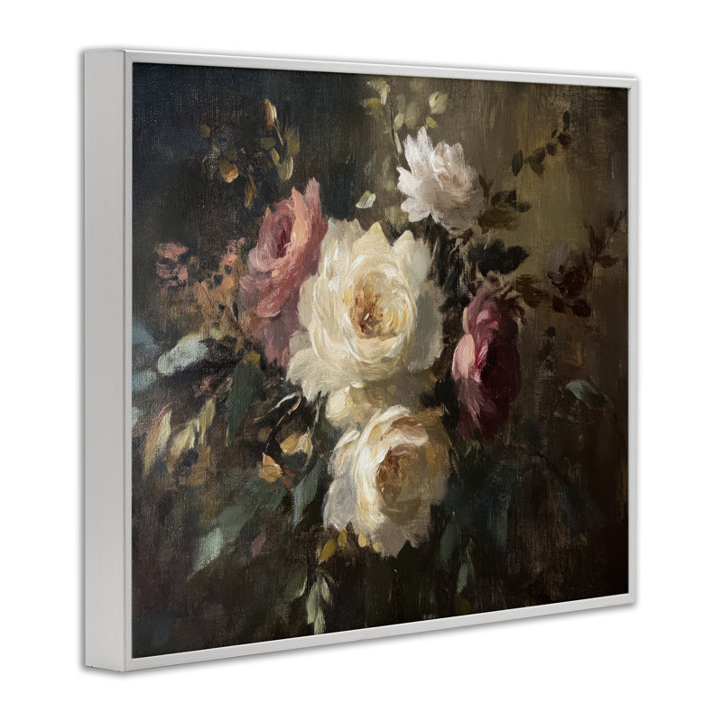 Art de giclée encadrée par Petal Prints Design, H 24 po x l 30 po, Estampe numérique encadrée blanc bord de mer