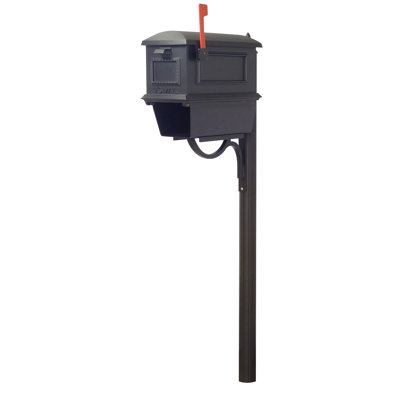 Aluminum Post Mounted Mailbox