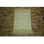 Kilim géométrique fabriqué à la main en laine beige Tapis décoratif