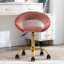 Chaise de bureau ergonomique en velours-1947232431