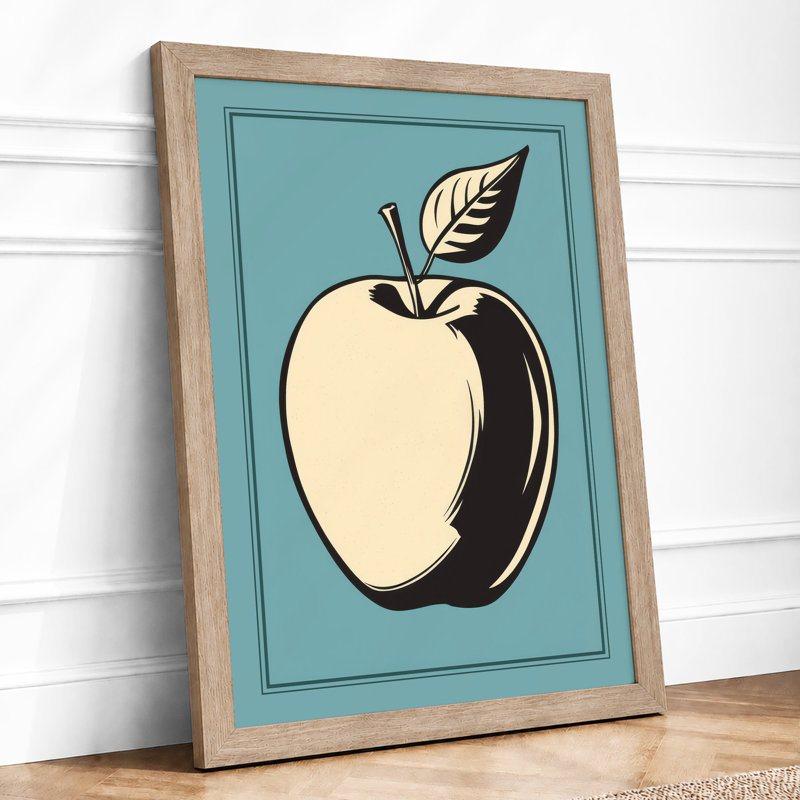 Apple Study Botanical - Print, A1 - 84.1 x 59.4 cm, Oak