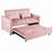 3-in-1 Convertible Sofa Bed With Reclining Backrest, Pull-out Couch With Pillows-1799282335
