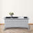 Bonia Rectangular Glass Top Outdoor Coffee Table-367052477