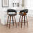 Devlin Faux Leather Upholstered Swivel Mid-Century Stools-1858617244-1858617246