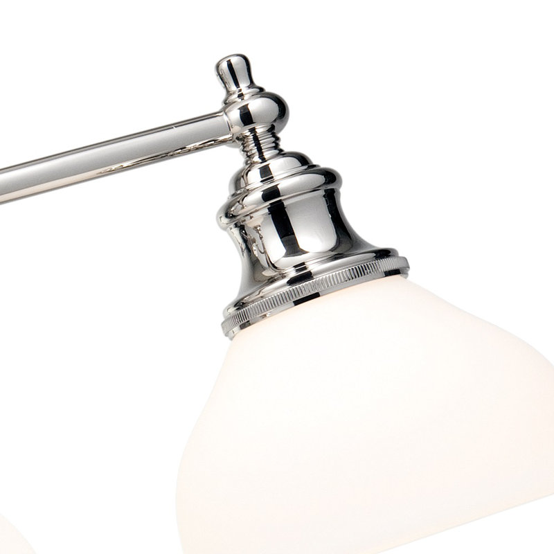 Éclairage pour meuble-lavabo 3 lumières Sutton, Nickel poli