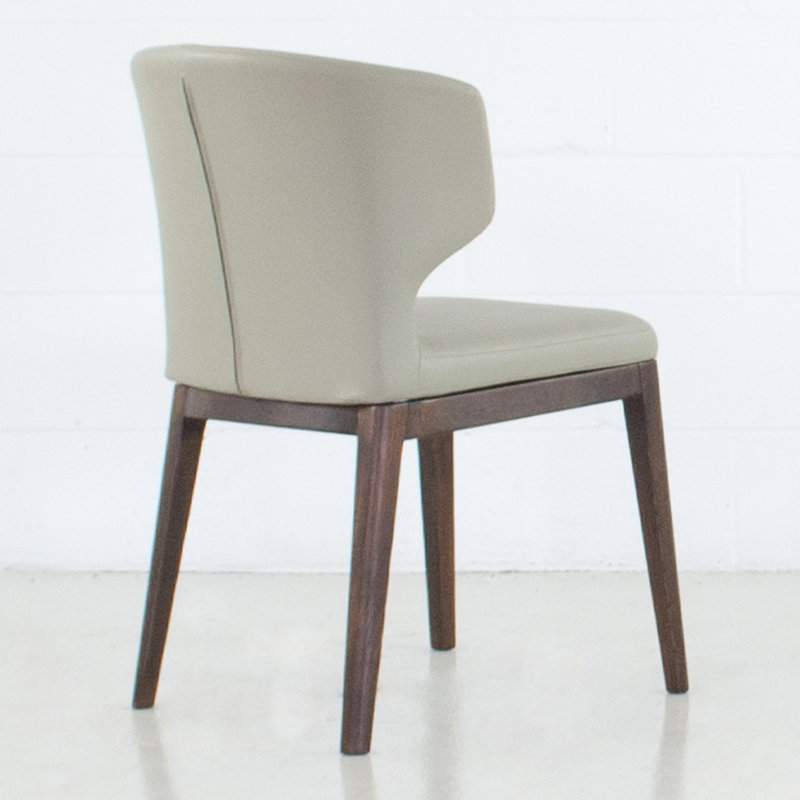 Chaise rembourrée Aislinn, Taupe, Brun