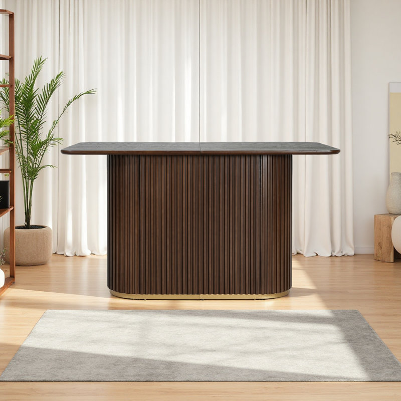 63.00"L Counter Table, Walnut