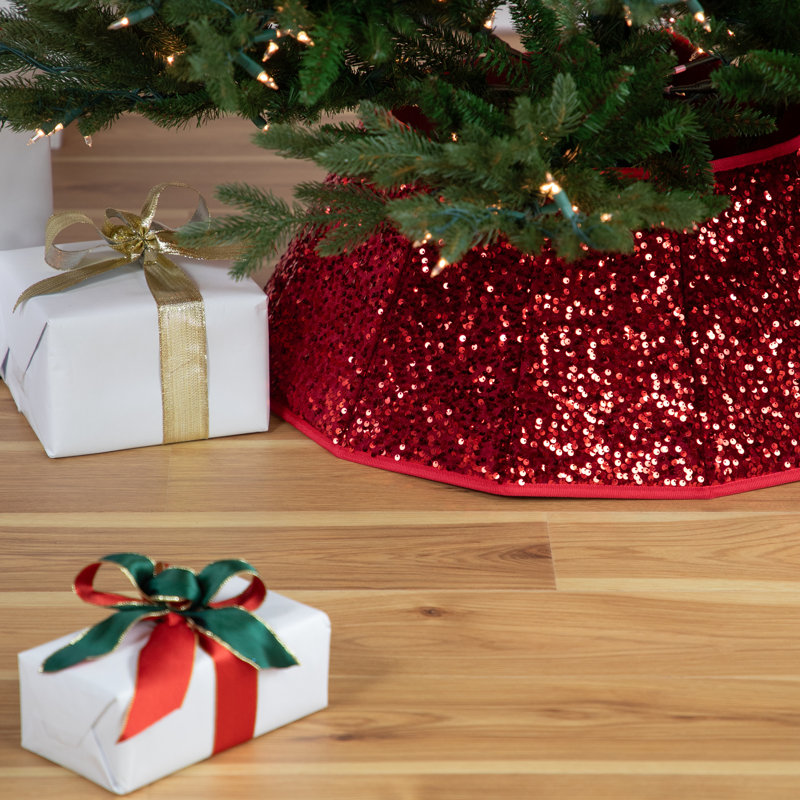 Arbre de Noël 26,75 po, Rouge