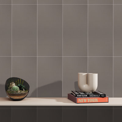 True Story Textured 12'' W x 24'' L Porcelain Throughbody Singular Tile