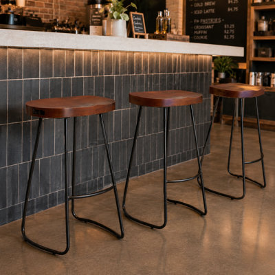 Alden Industrial Counter Stool