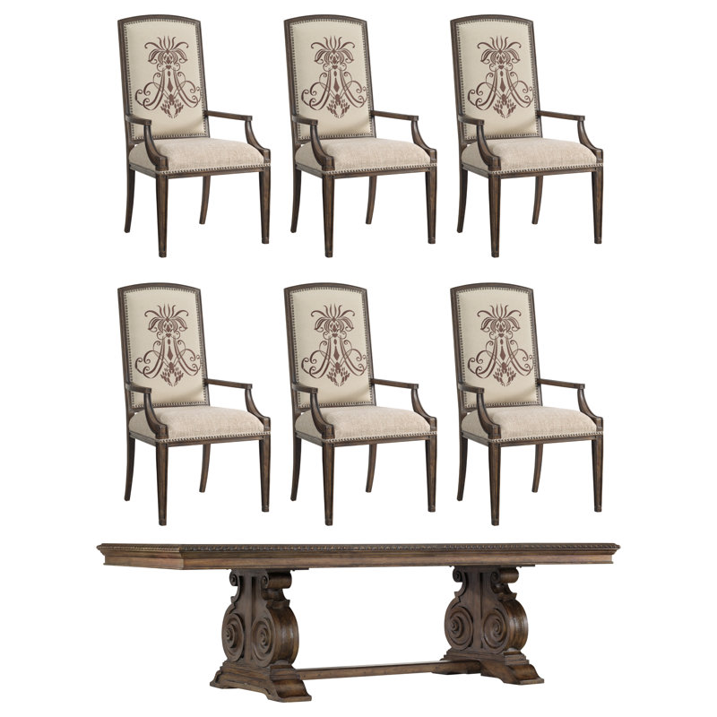 Grand Rhapsody Extendable Dining Table in Rustic Reclaimed Wood