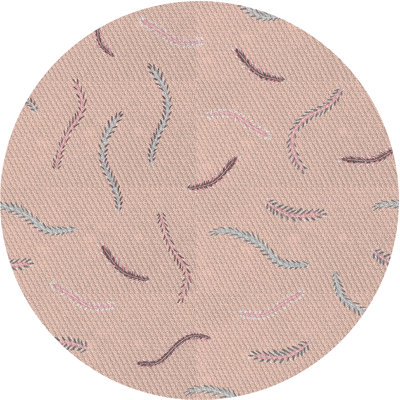 Tapis décoratif brun clair abstrait