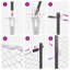 Vidaxl Fence With Posts PVC-Coated Steel-116797912-116797917