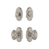 Nostalgic Warehouse Cottage Entry Set with Victorian Knob