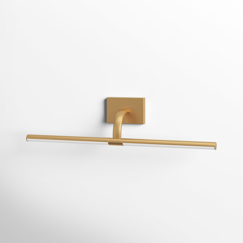 Mona LED Armed Sconce, Gold