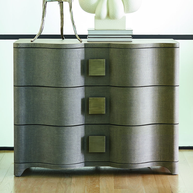 Toile Linen Chest, Gray
