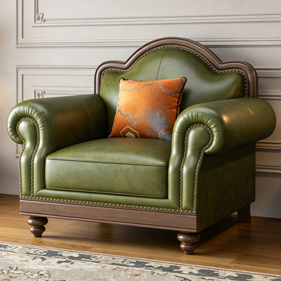 Canapé en cuir de luxe américain