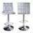 Ludly 32.5" Adjustable Spin Bar Stool-877580777