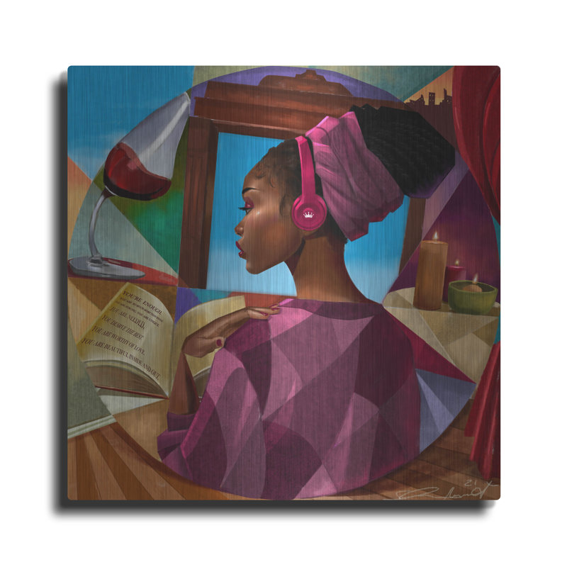 «Youre Enough» par Salaam Muhammad, H 12 po x l 12 po