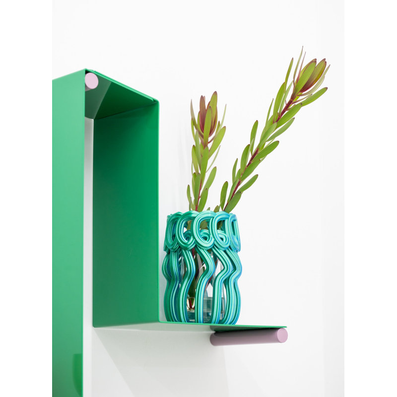 Frosting Vase Blue