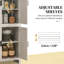 Armoire de rangement spacieuse et autoportante, garde-manger, pour la maison-581542203