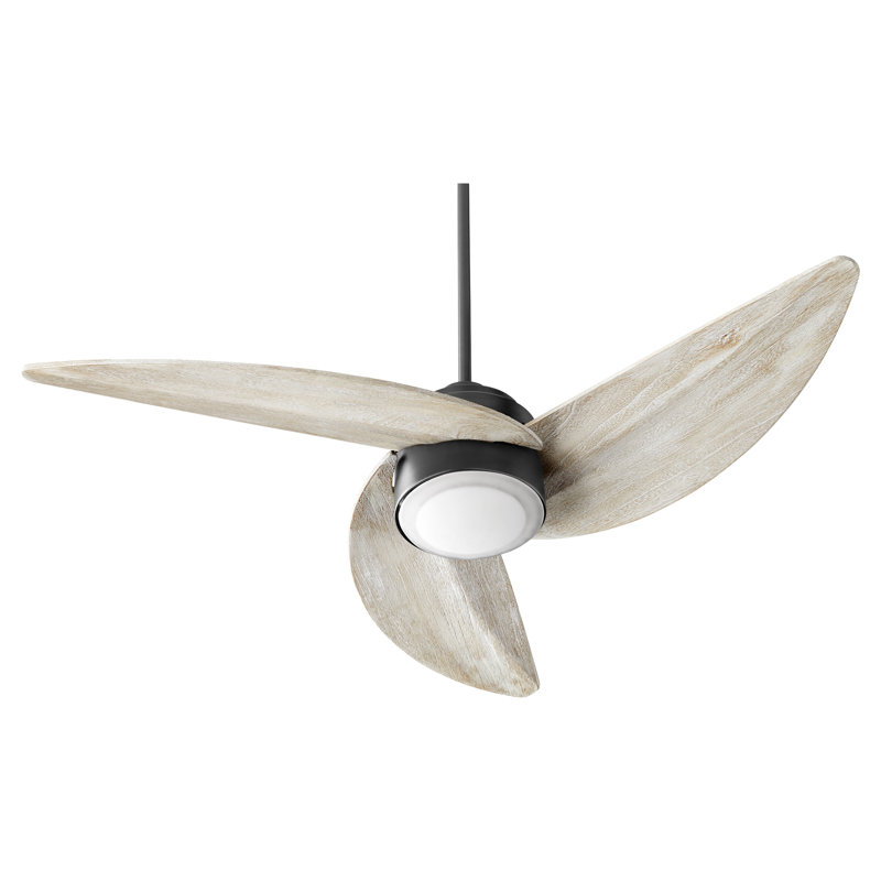 Artondale 52'' Ceiling Fan with LED Lights, Noir