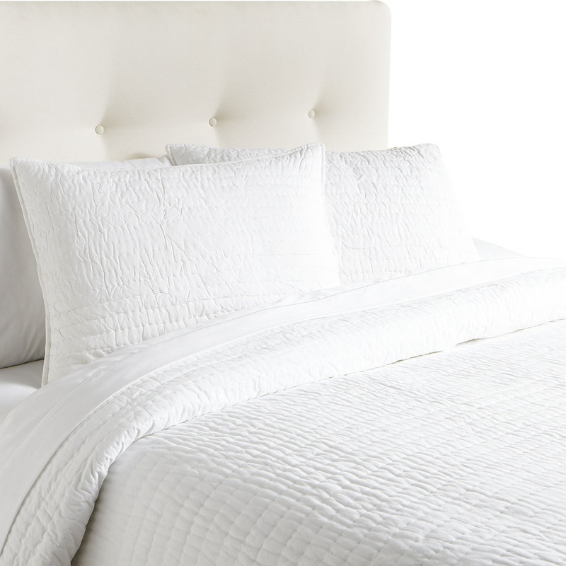 Freeport Quilt, White, Queen Quilt