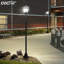 Lampadaire solaire 67 po pour l'extérieur - éclairage de chemin imperméable avec poteau réglable