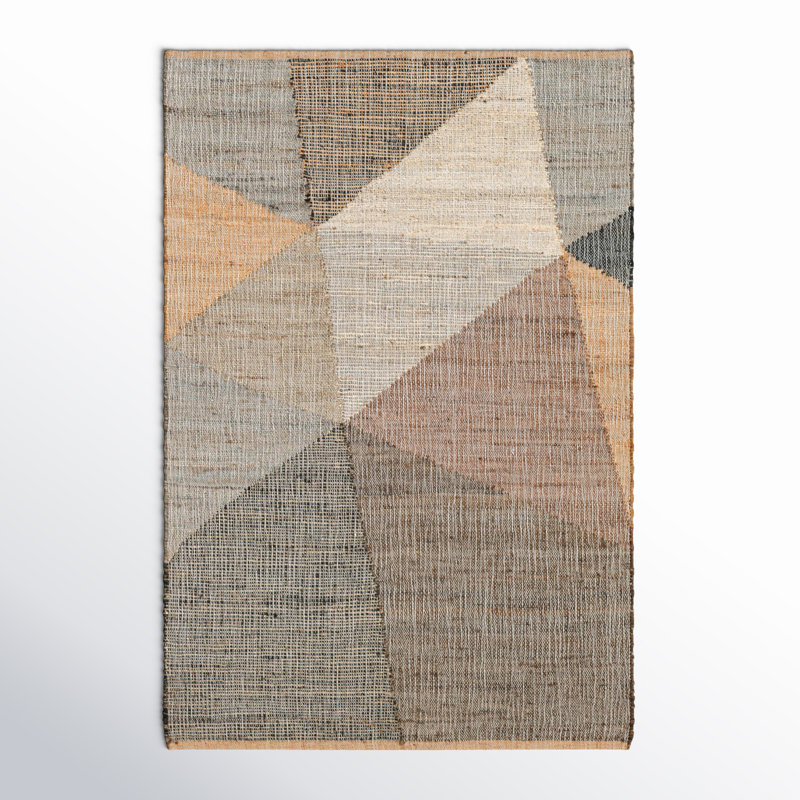 Bridan Abstract Indoor Rug, Rectangle 4'1" x 6'1"
