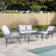 Gonneke Premium All-Weather Wicker 4 - Person Patio Conversation Set with Cushions