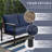  72” Aluminum Outdoor Sofa With Sunbrella Cushions-1417051086