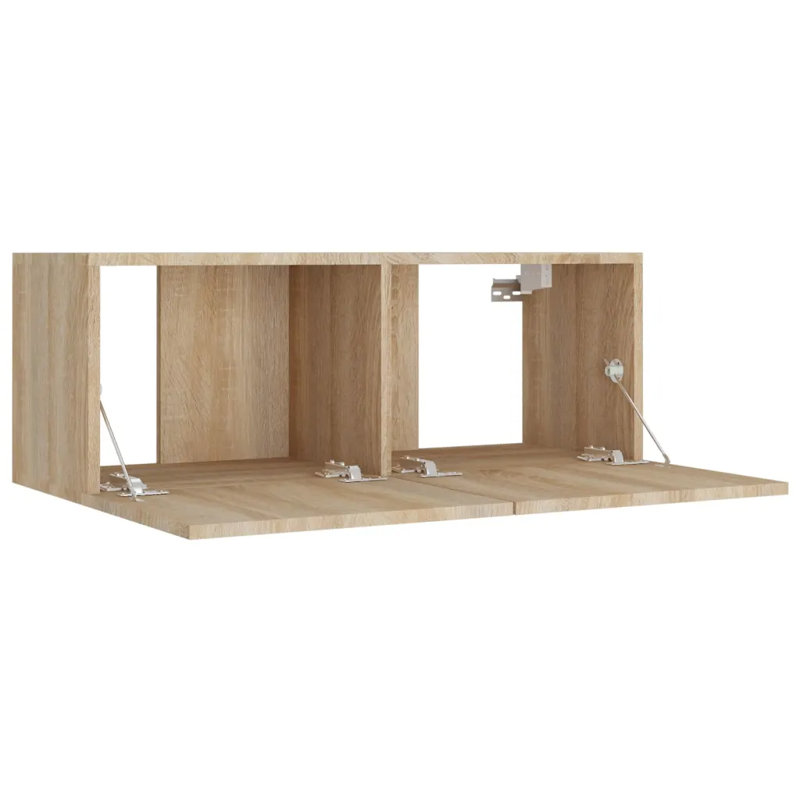 Lenahan Unfinished Entertainment Centre for TVs up to 28", Sonoma Oak, 150cm