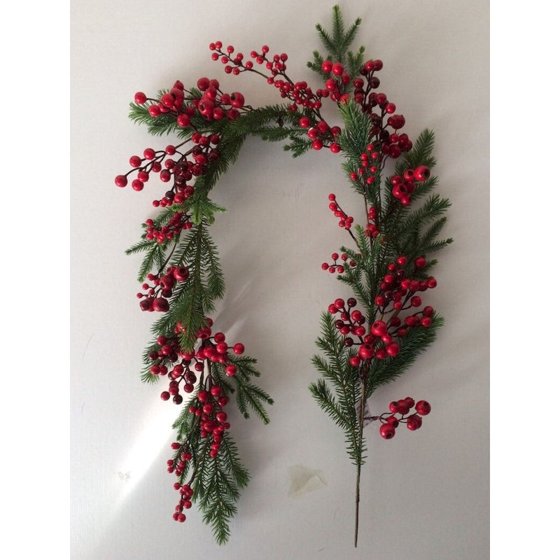 8'' in. Faux Berry Garland