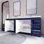 Ensemble de meuble-lavabo double 84 po Irline-1315193004