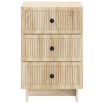 43cm W Manufactured Wood Bedside Table