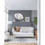 Miroir coquelicot 30x1x40 "en métal doré