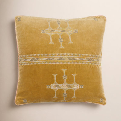 Veola 22" x 22" Cotton Pillow Cover