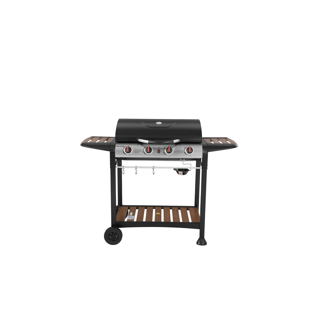 4-Burner Liquid Propane Gas BBQ