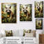 «Curious Raccoon Collage V», reproduction sur toile-733414050-733414056