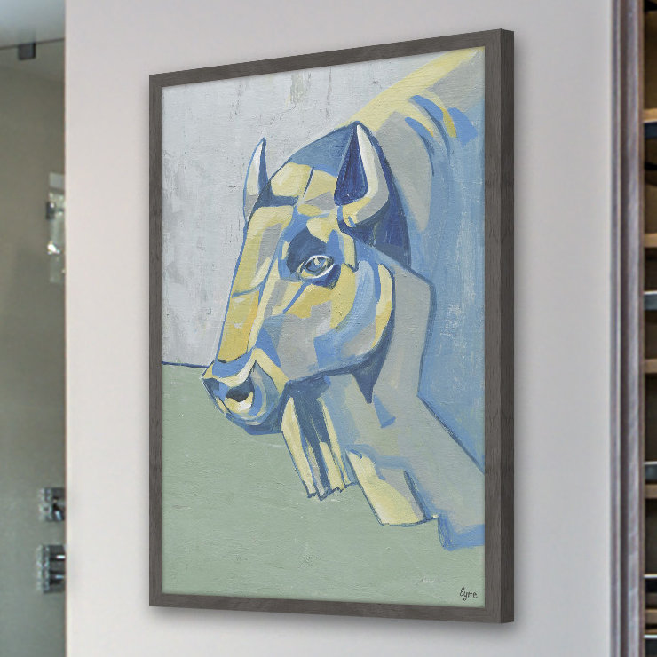 "" -reproduction d’art sur toile On a Mission, H 24 po x l 16 po, Cadre photo