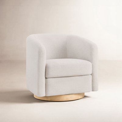 Becki Owens for Joss & Main Upholstered Swivel Armchair
