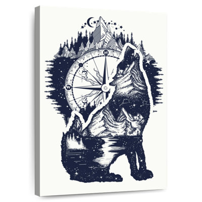 Brampt Howling Mountain Wolf